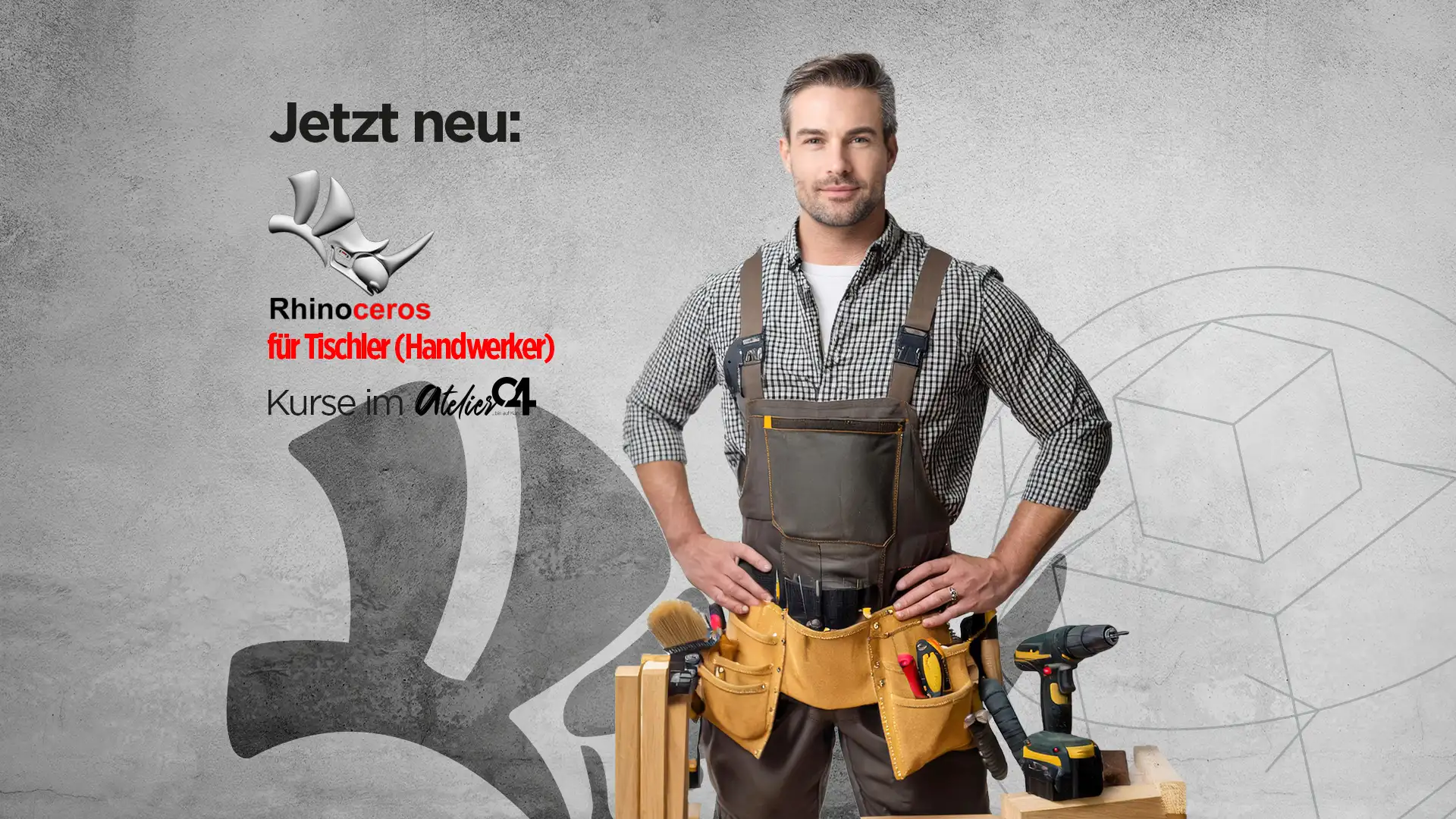 Rhinoceros für Tischler – Kreativität im 3D-Design